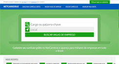 Desktop Screenshot of netcarreiras.com.br